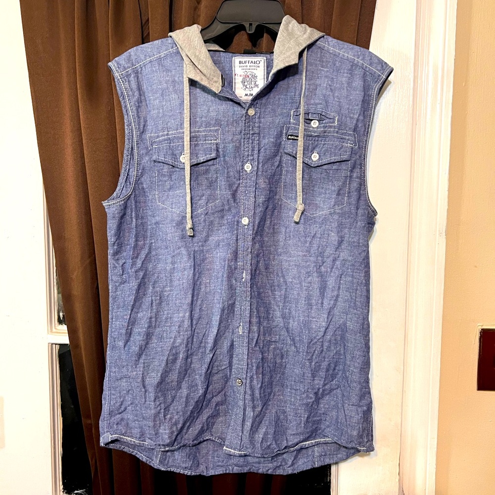 Buffalo Sleeveless hoodie Size M